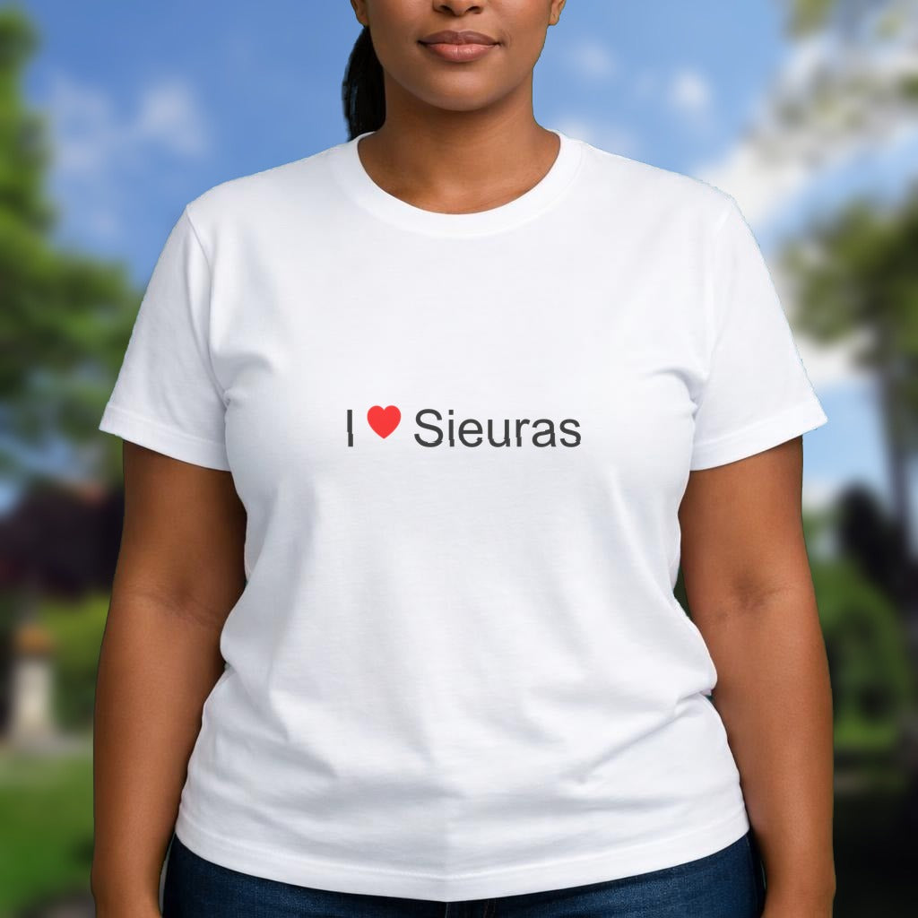 T-shirt I love sieuras