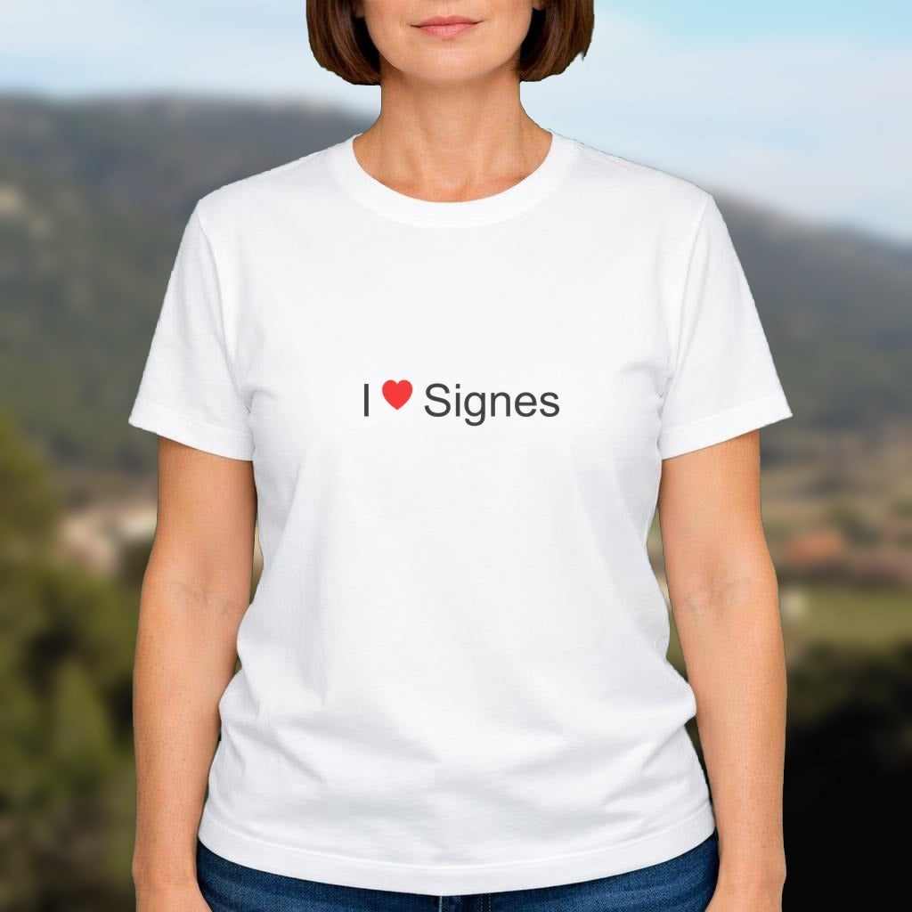 T-shirt I love signes