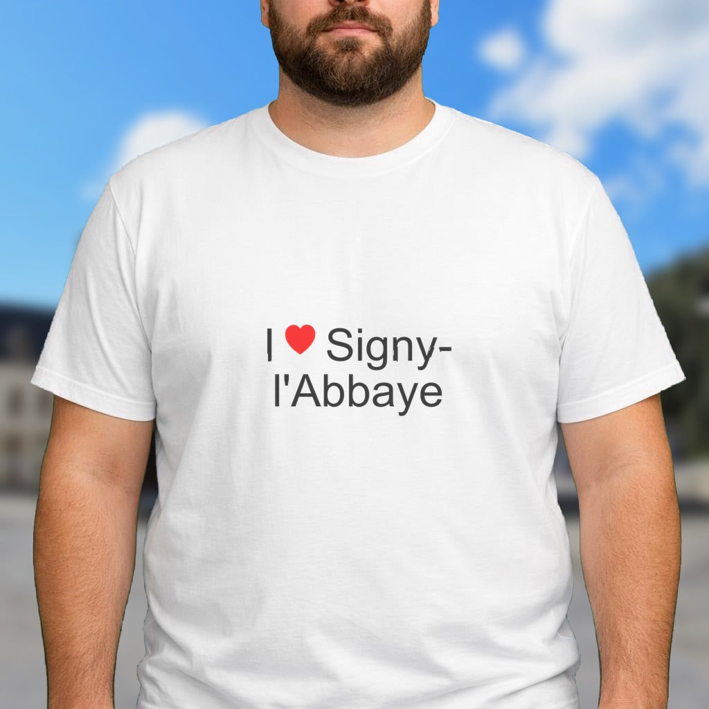 T-shirt I love signy-l'abbaye