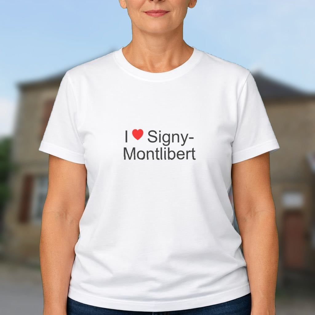 T-shirt I love signy-montlibert