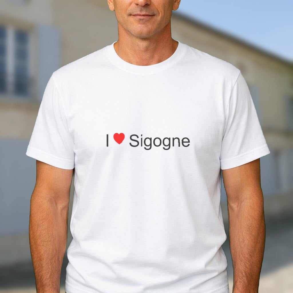T-shirt I love sigogne
