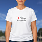 T-shirt I love silley-amancey