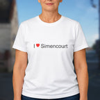 T-shirt I love simencourt