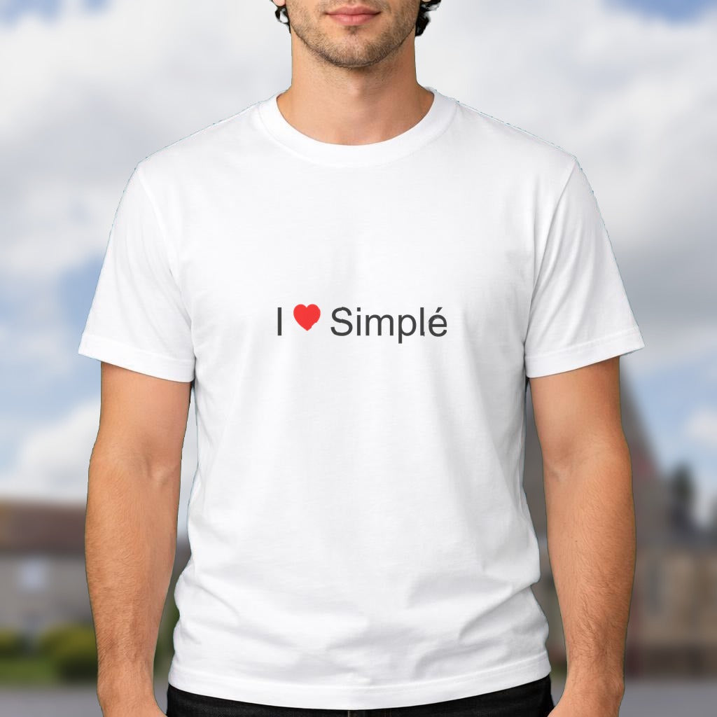 T-shirt I love simplé