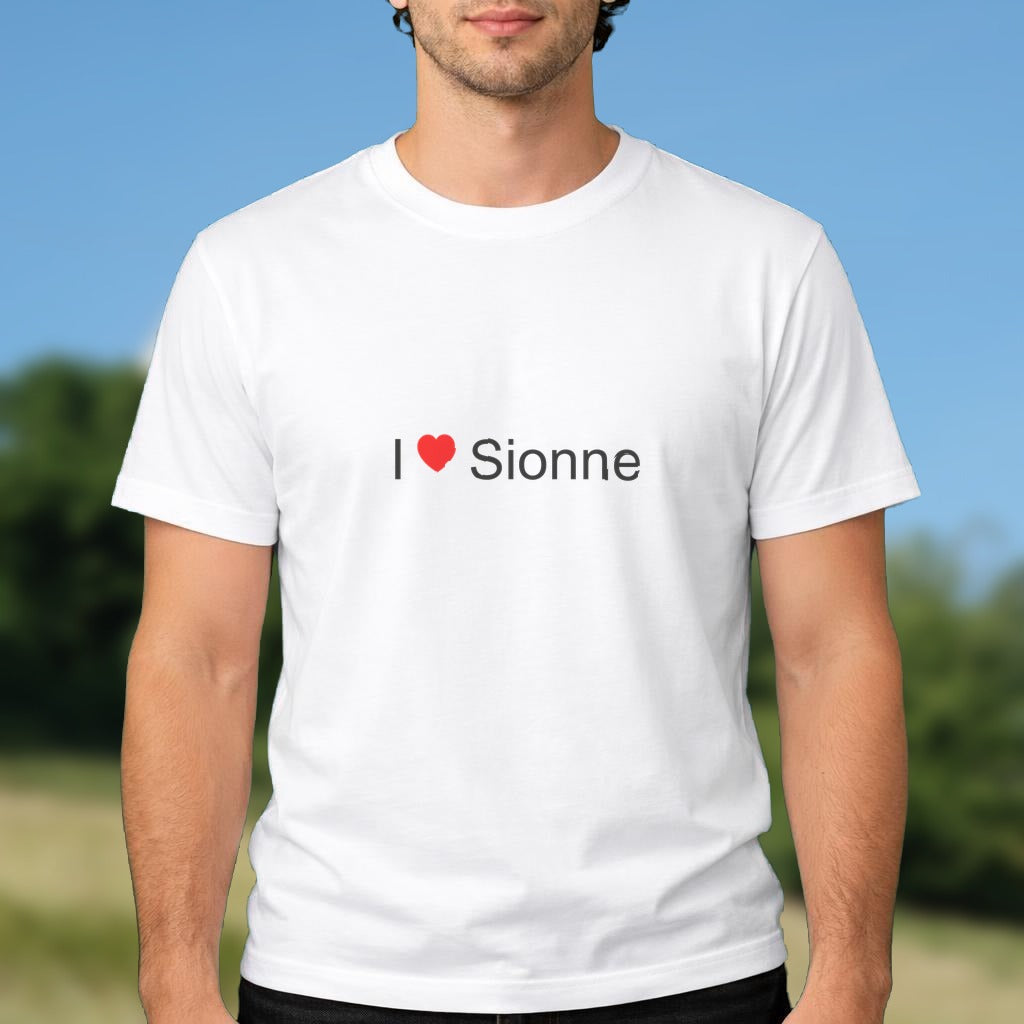 T-shirt I love sionne