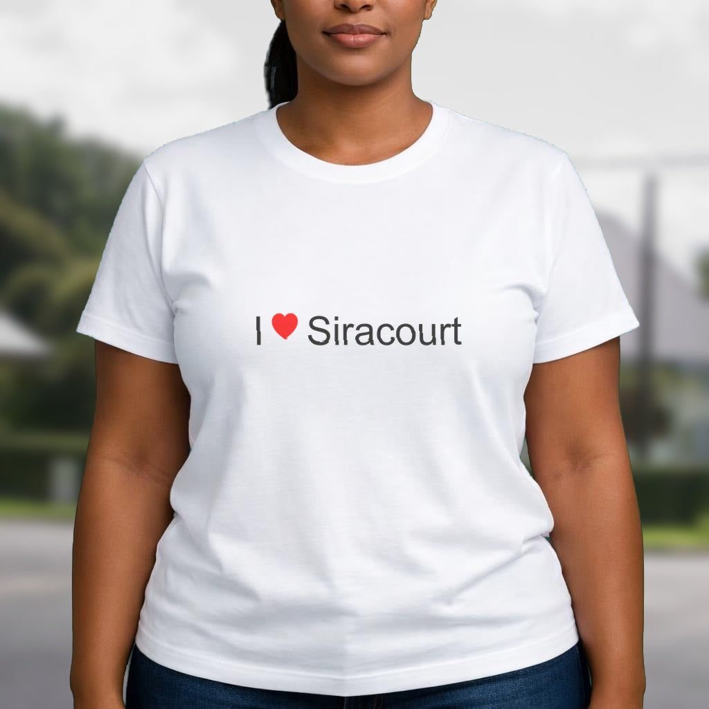 T-shirt I love siracourt
