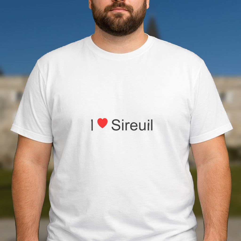T-shirt I love sireuil