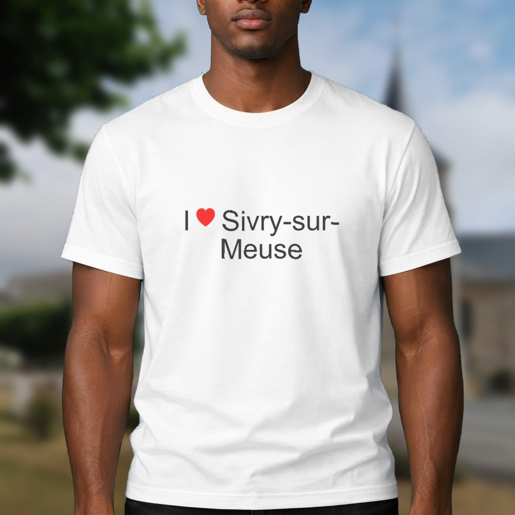 T-shirt I love sivry-sur-meuse