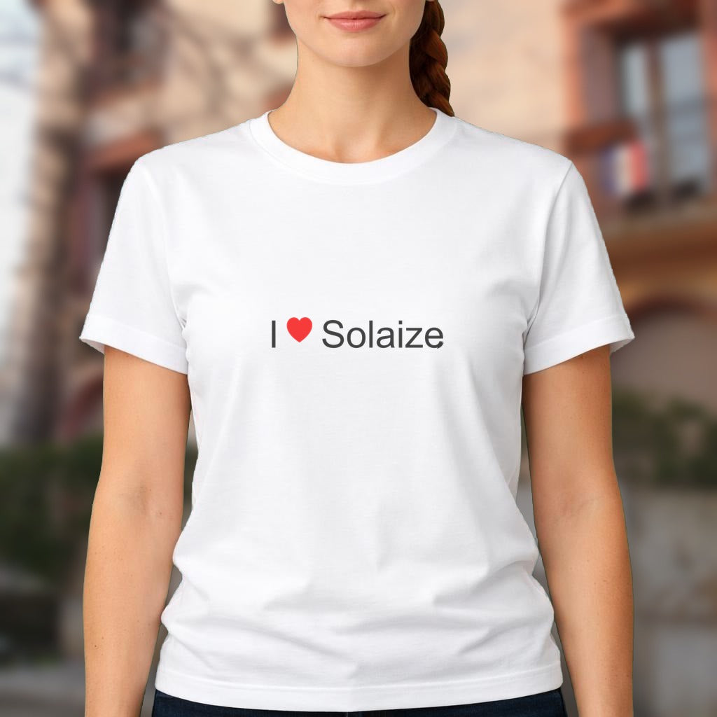 T-shirt I love solaize