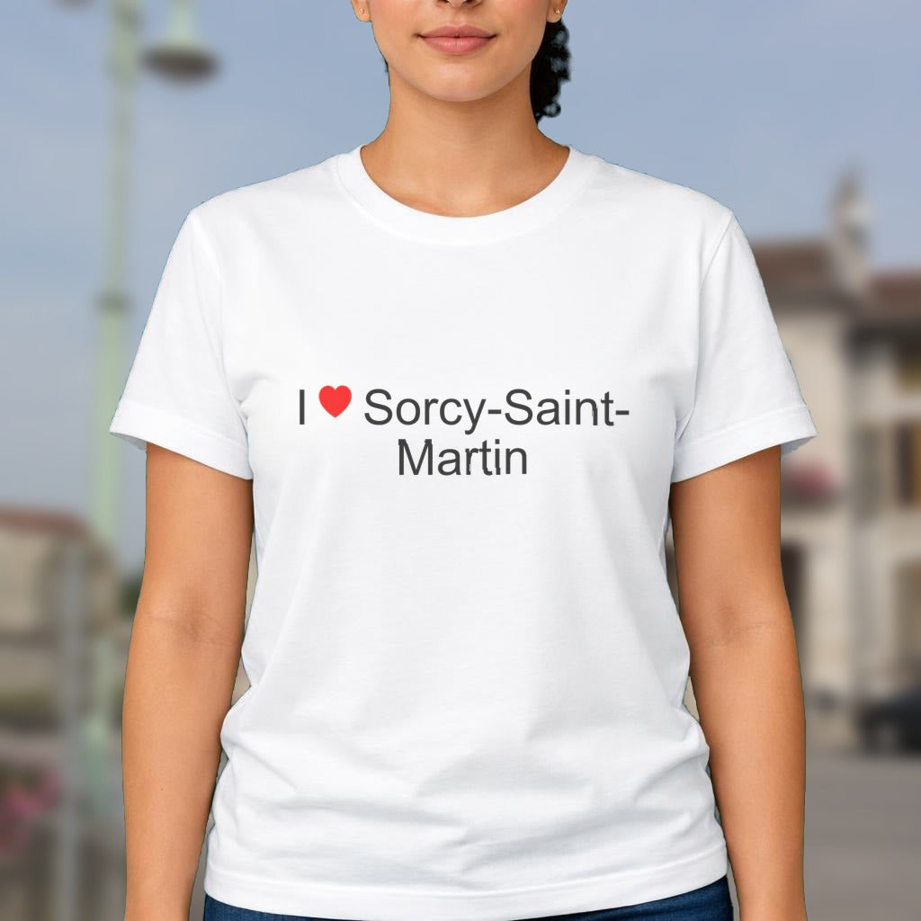 T-shirt I love sorcy-saint-martin