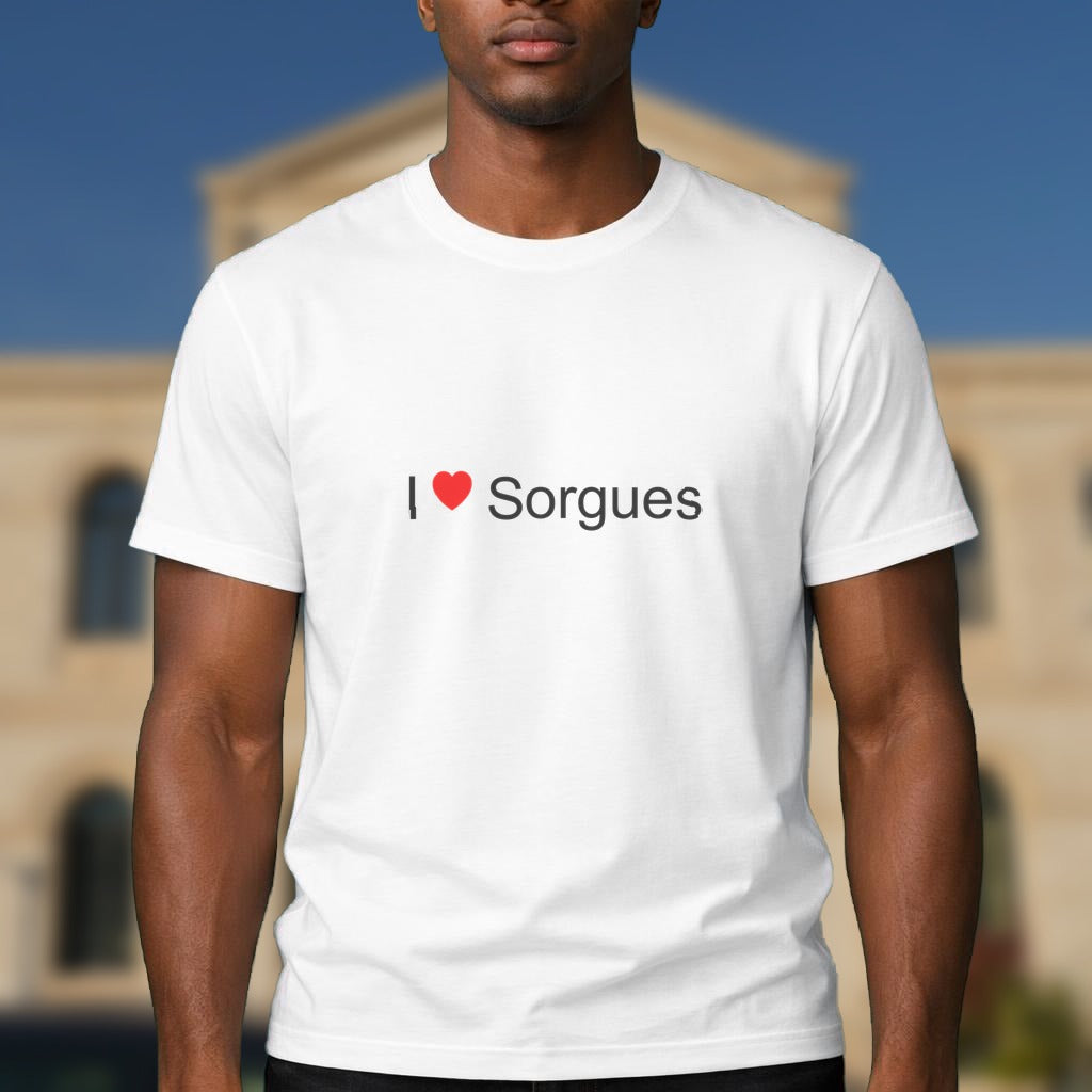 T-shirt I love sorgues