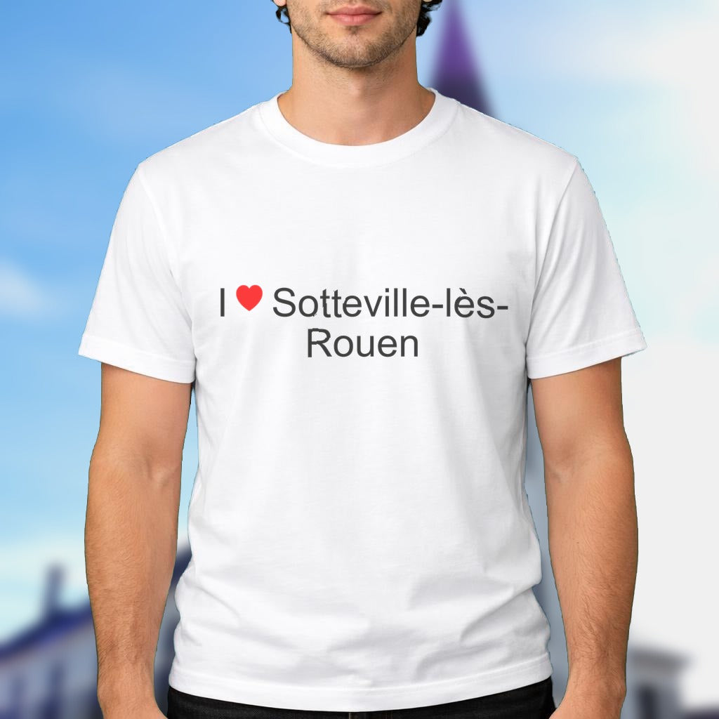 T-shirt I love sotteville-lès-rouen