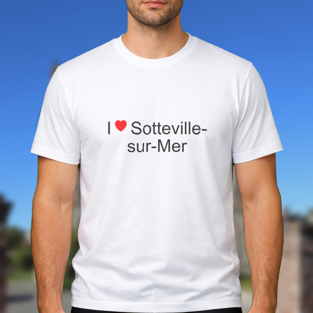 T-shirt I love sotteville-sur-mer