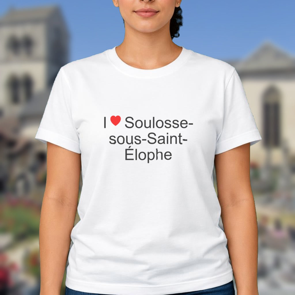 T-shirt I love soulosse-sous-saint-élophe