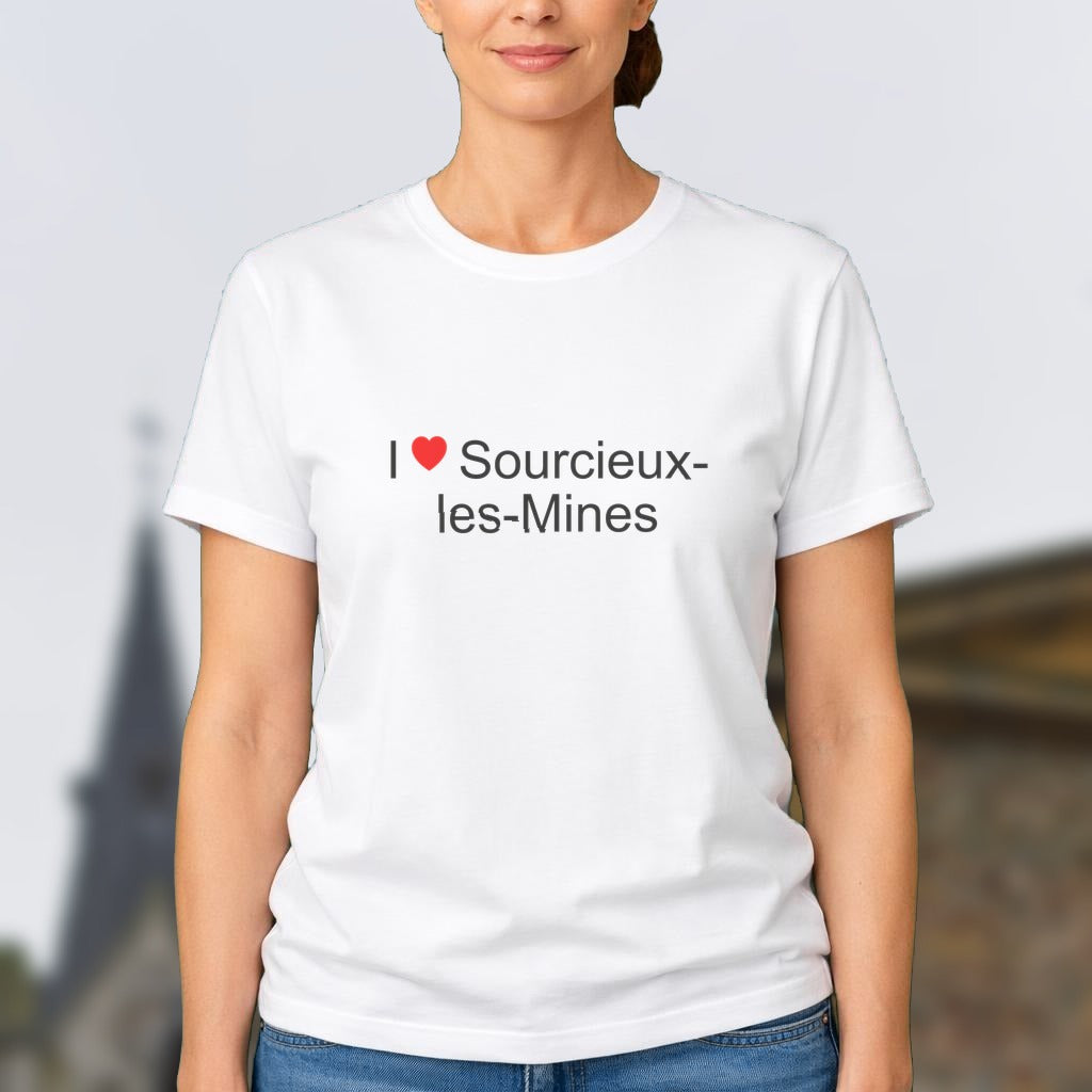 T-shirt I love sourcieux-les-mines
