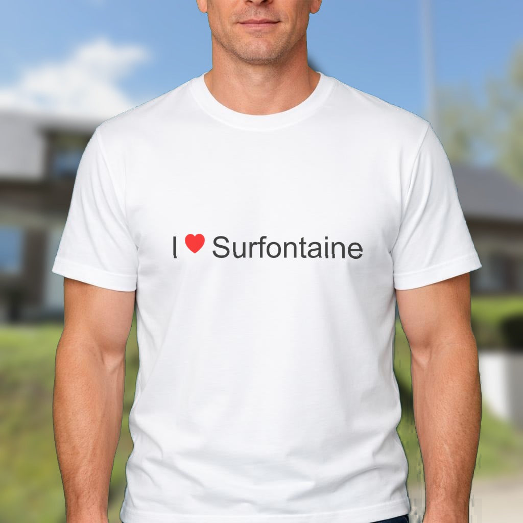 T-shirt I love surfontaine