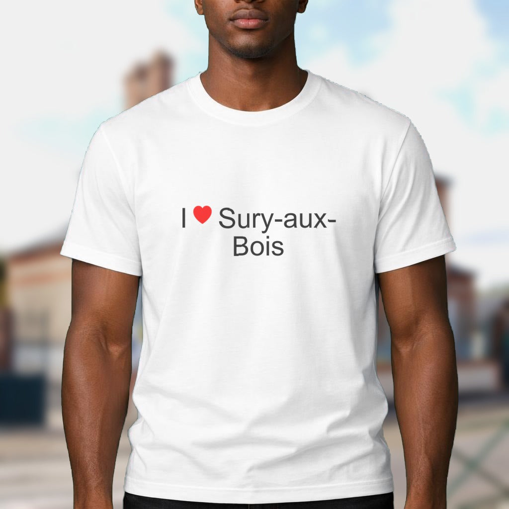 T-shirt I love sury-aux-bois