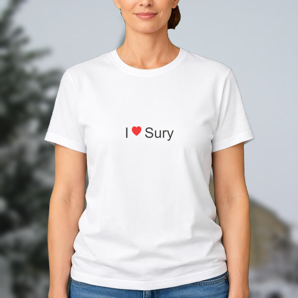 T-shirt I love sury