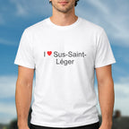 T-shirt I love sus-saint-léger