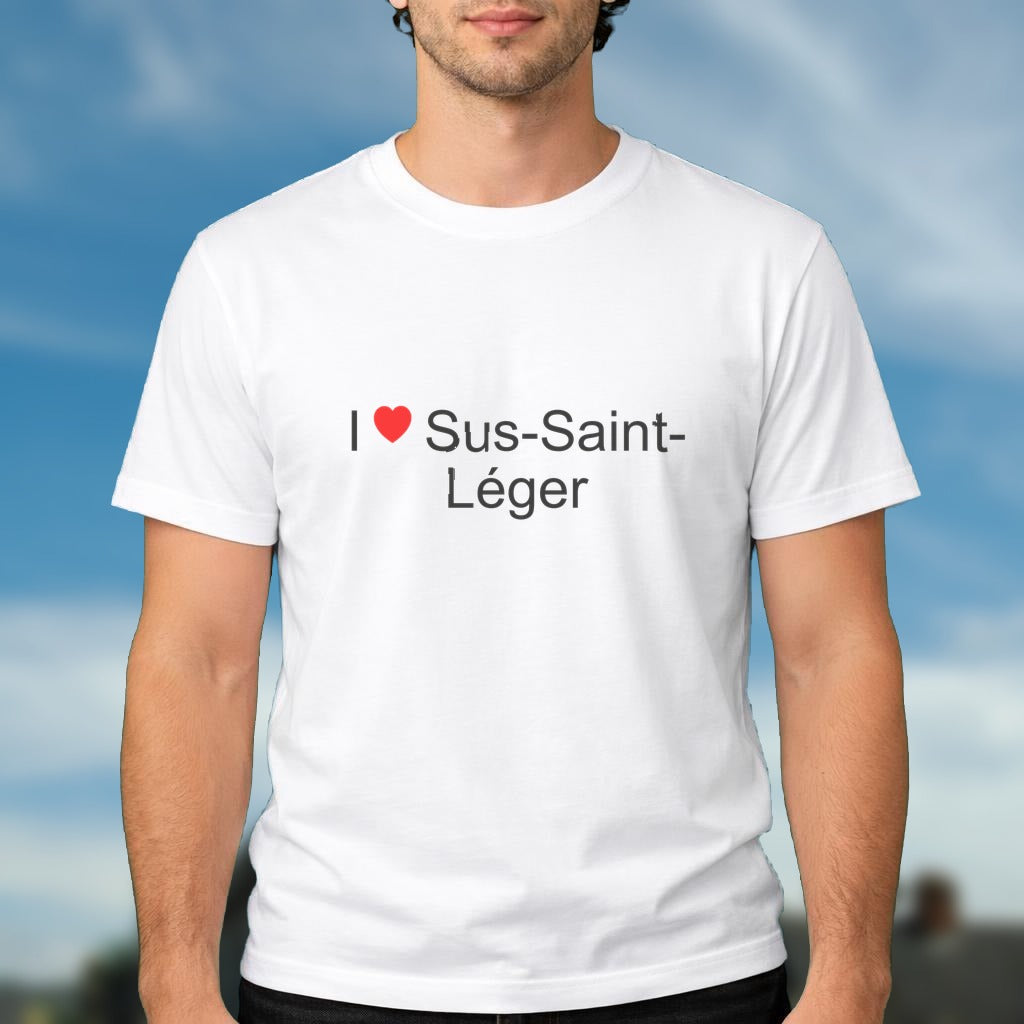 T-shirt I love sus-saint-léger