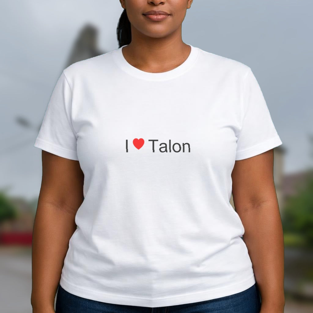 T-shirt I love talon