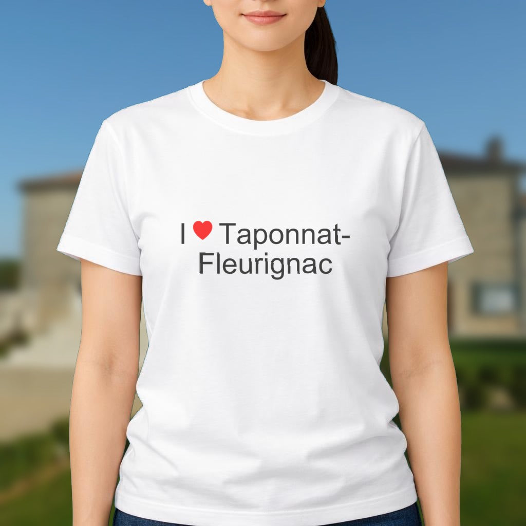 T-shirt I love taponnat-fleurignac
