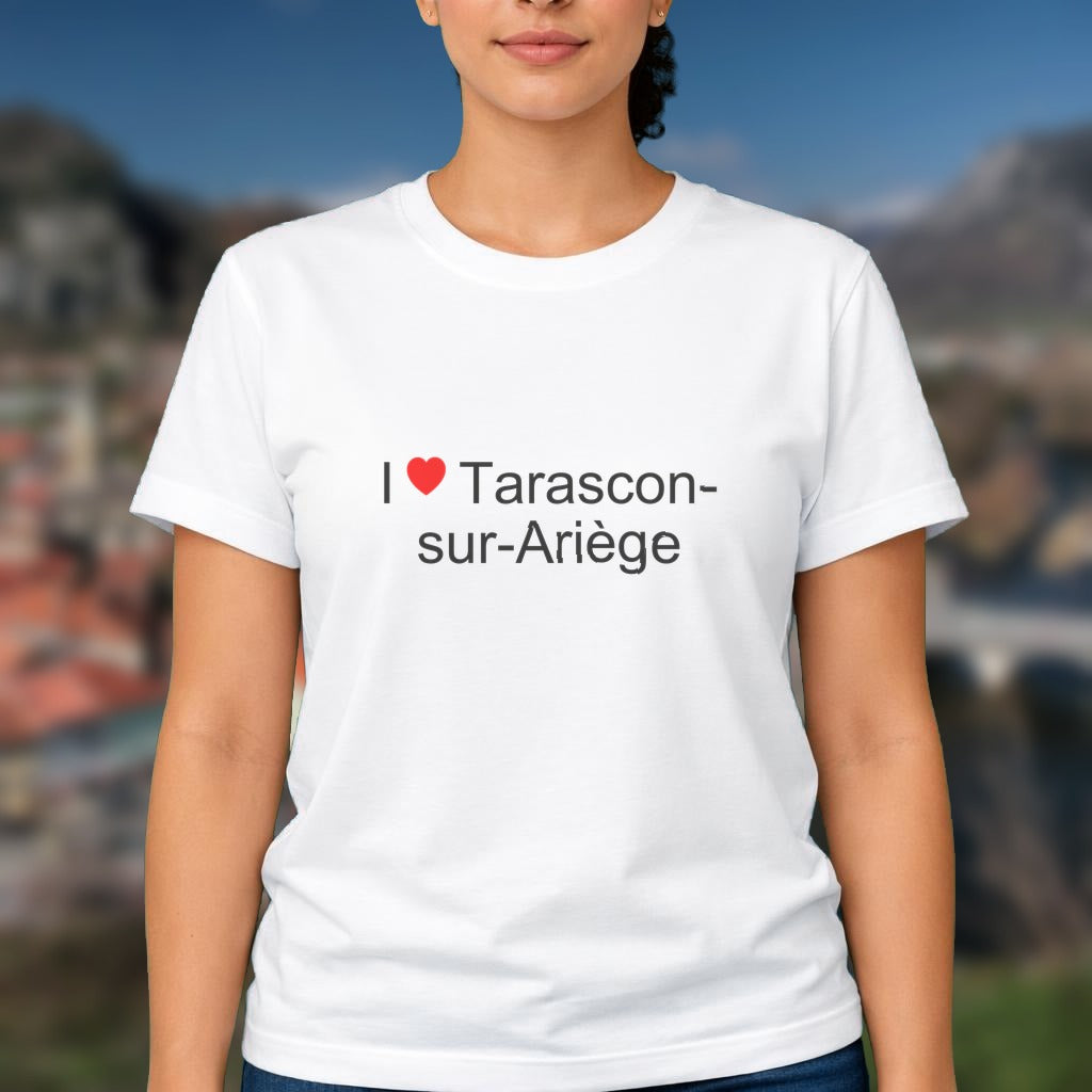 T-shirt I love tarascon-sur-ariège