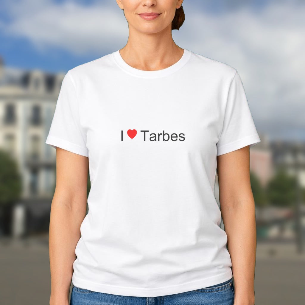 T-shirt I love tarbes