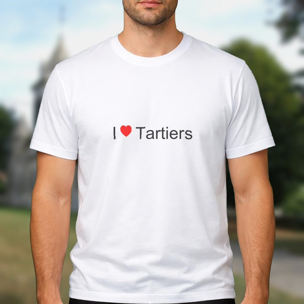 T-shirt I love tartiers