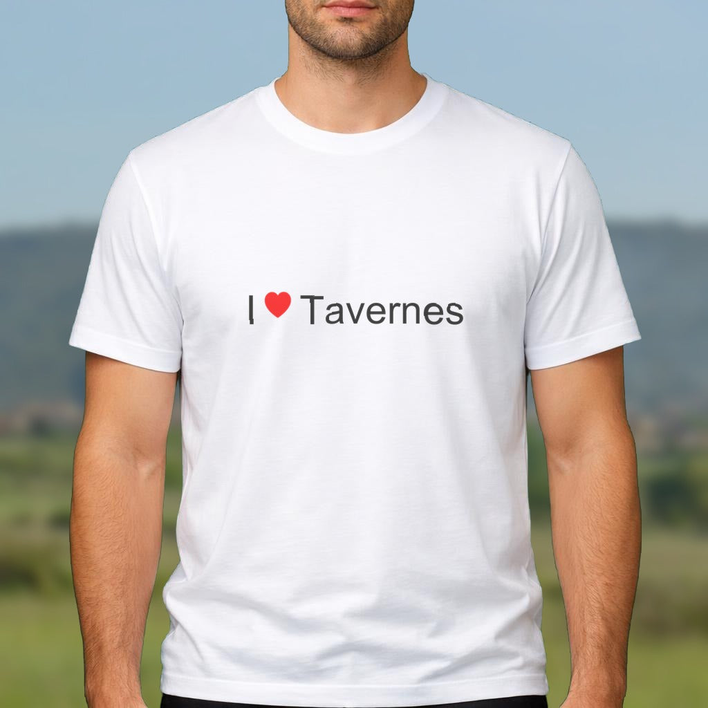 T-shirt I love tavernes