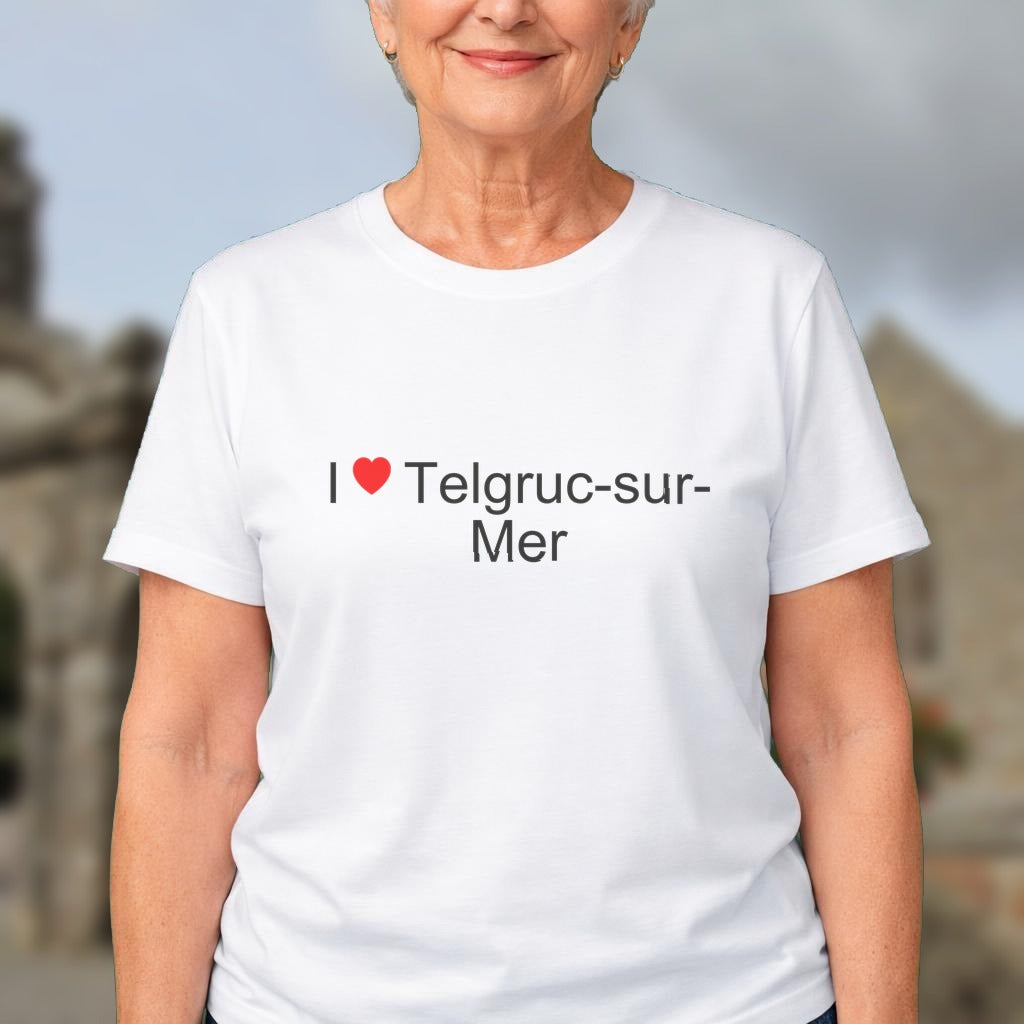 T-shirt I love telgruc-sur-mer