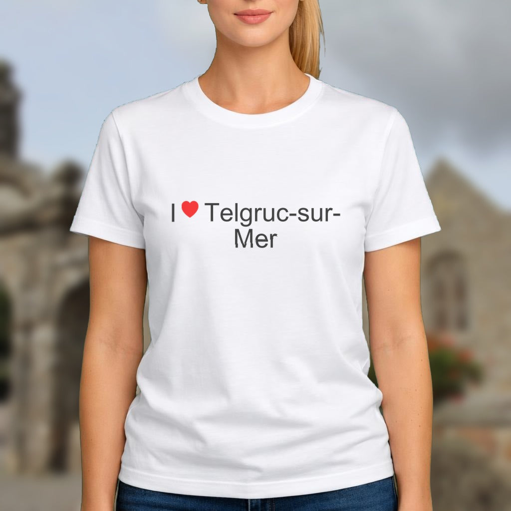 T-shirt I love telgruc-sur-mer