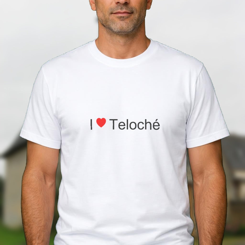 T-shirt I love teloché