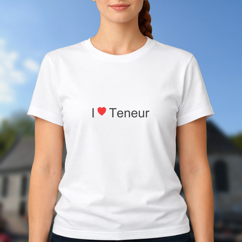 T-shirt I love teneur