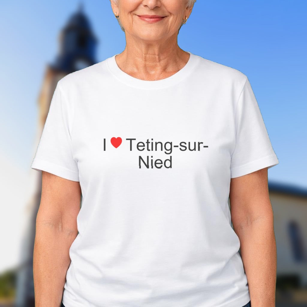 T-shirt I love teting-sur-nied