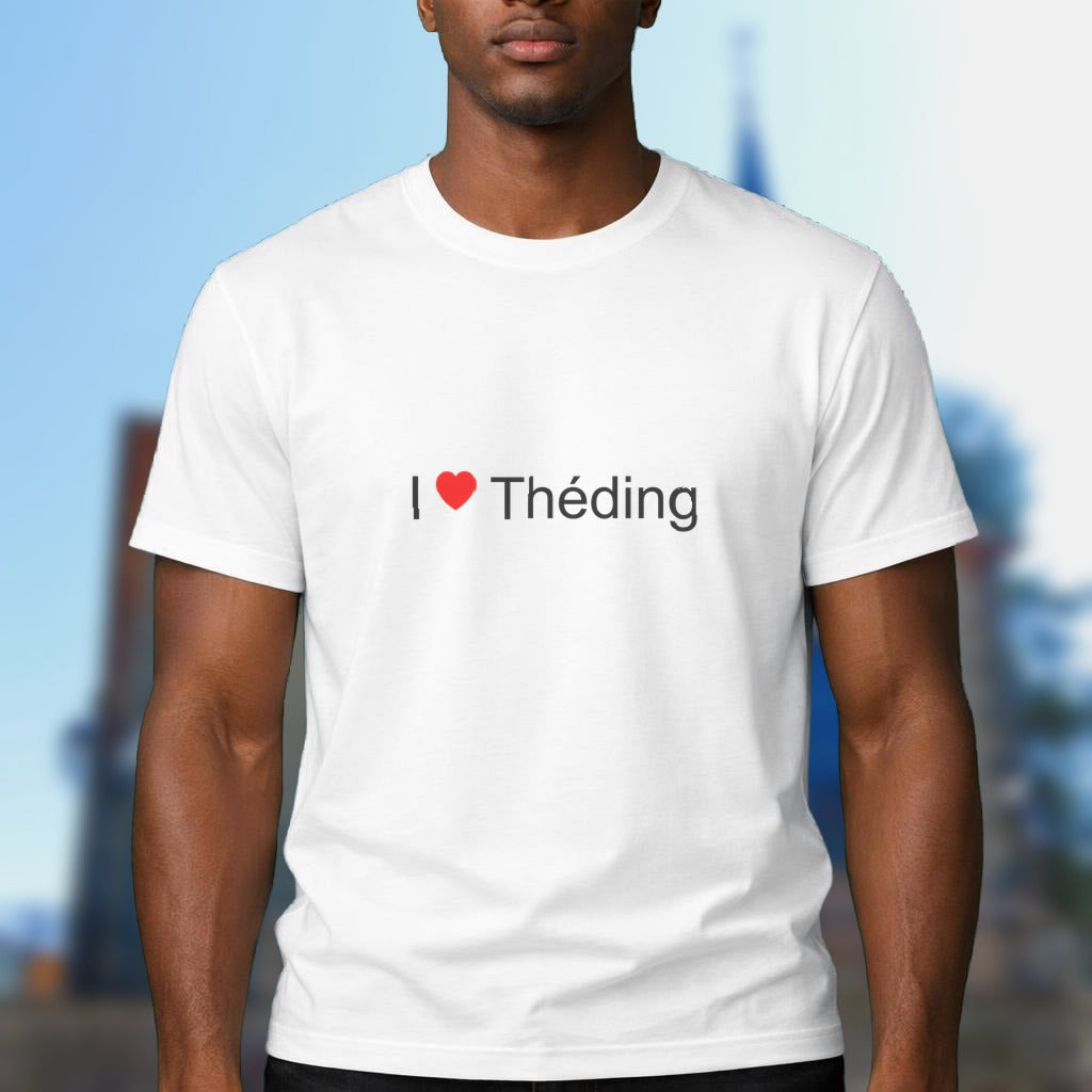 T-shirt I love théding