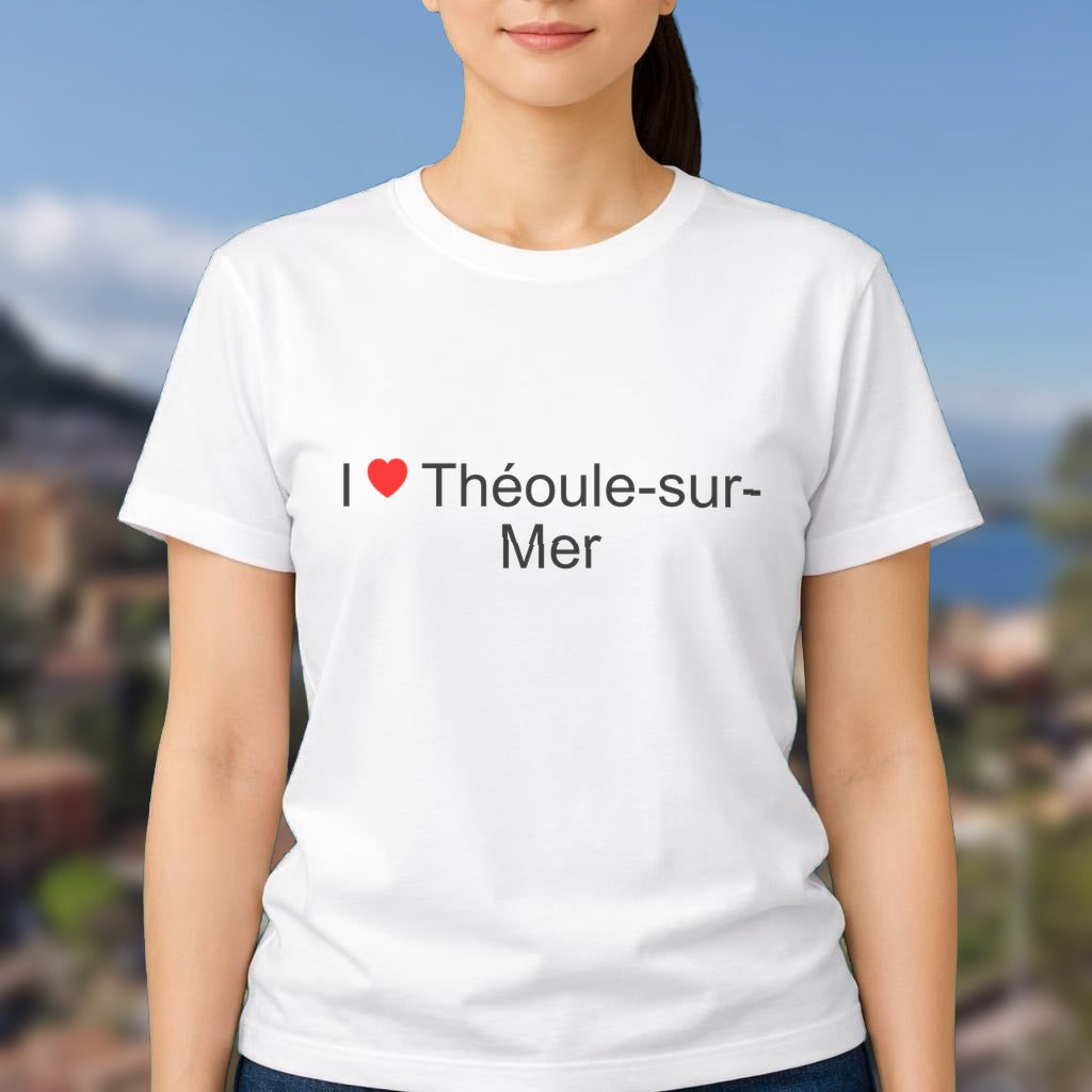 T-shirt I love théoule-sur-mer