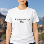T-shirt I love théoule-sur-mer