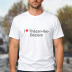 T-shirt I love thézan-lès-béziers