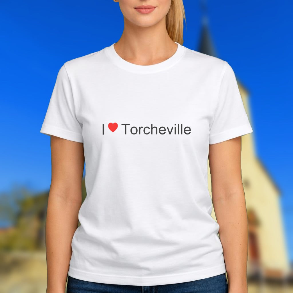 T-shirt I love torcheville