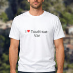T-shirt I love touët-sur-var