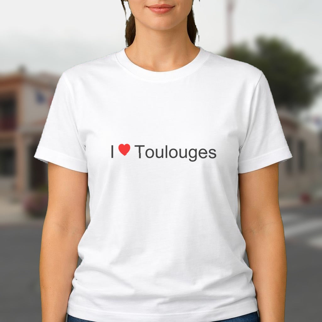 T-shirt I love toulouges