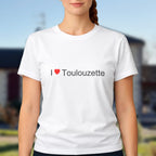T-shirt I love toulouzette