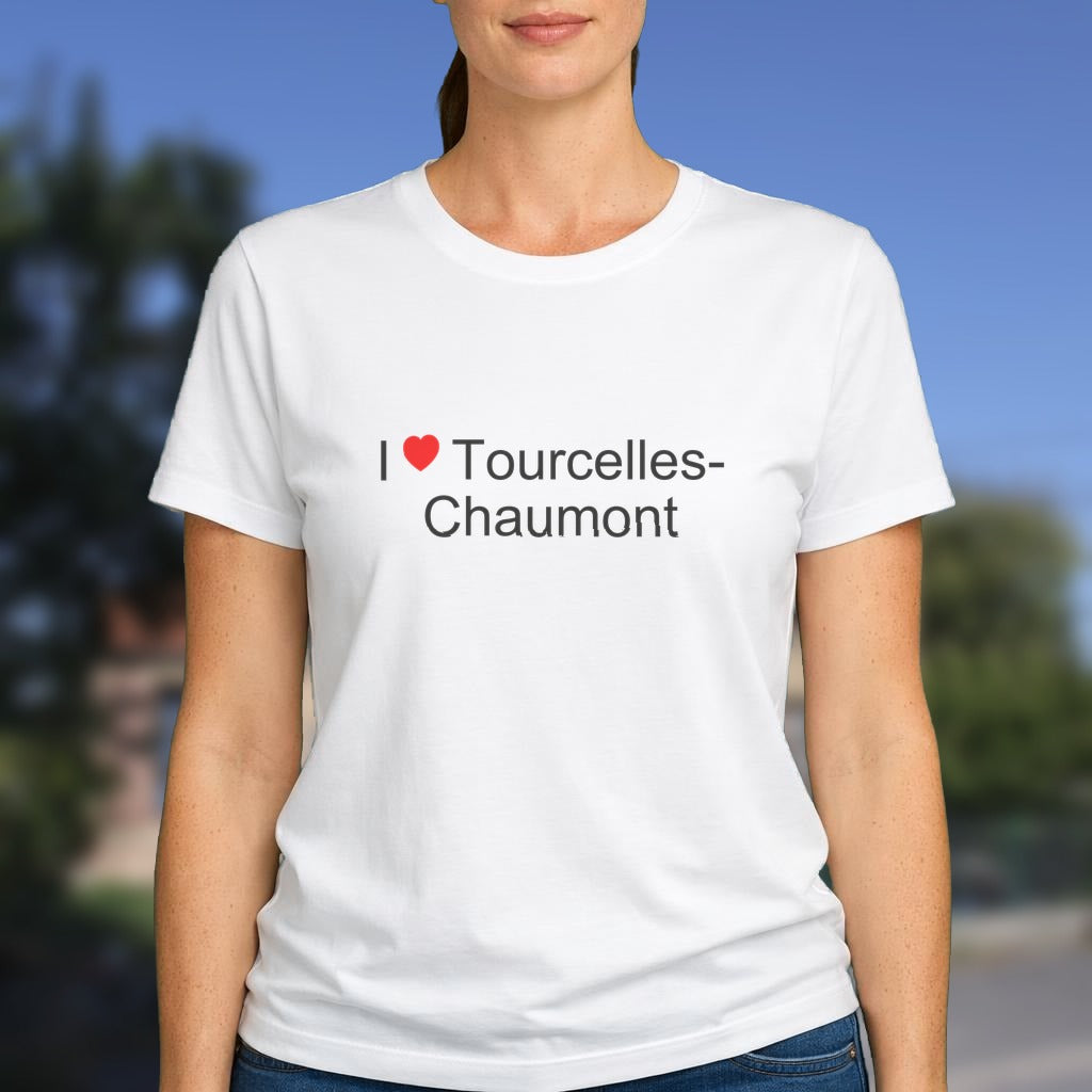 T-shirt I love tourcelles-chaumont