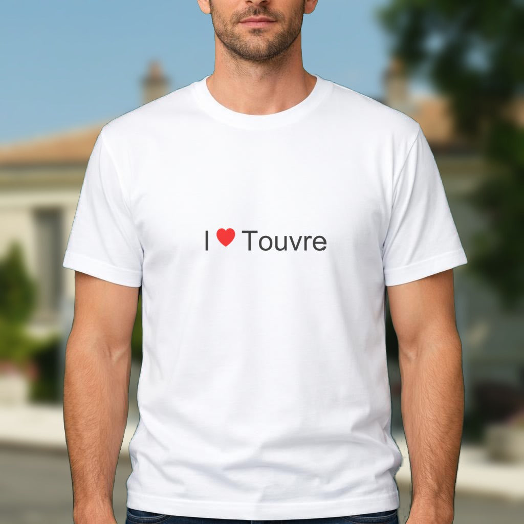 T-shirt I love touvre