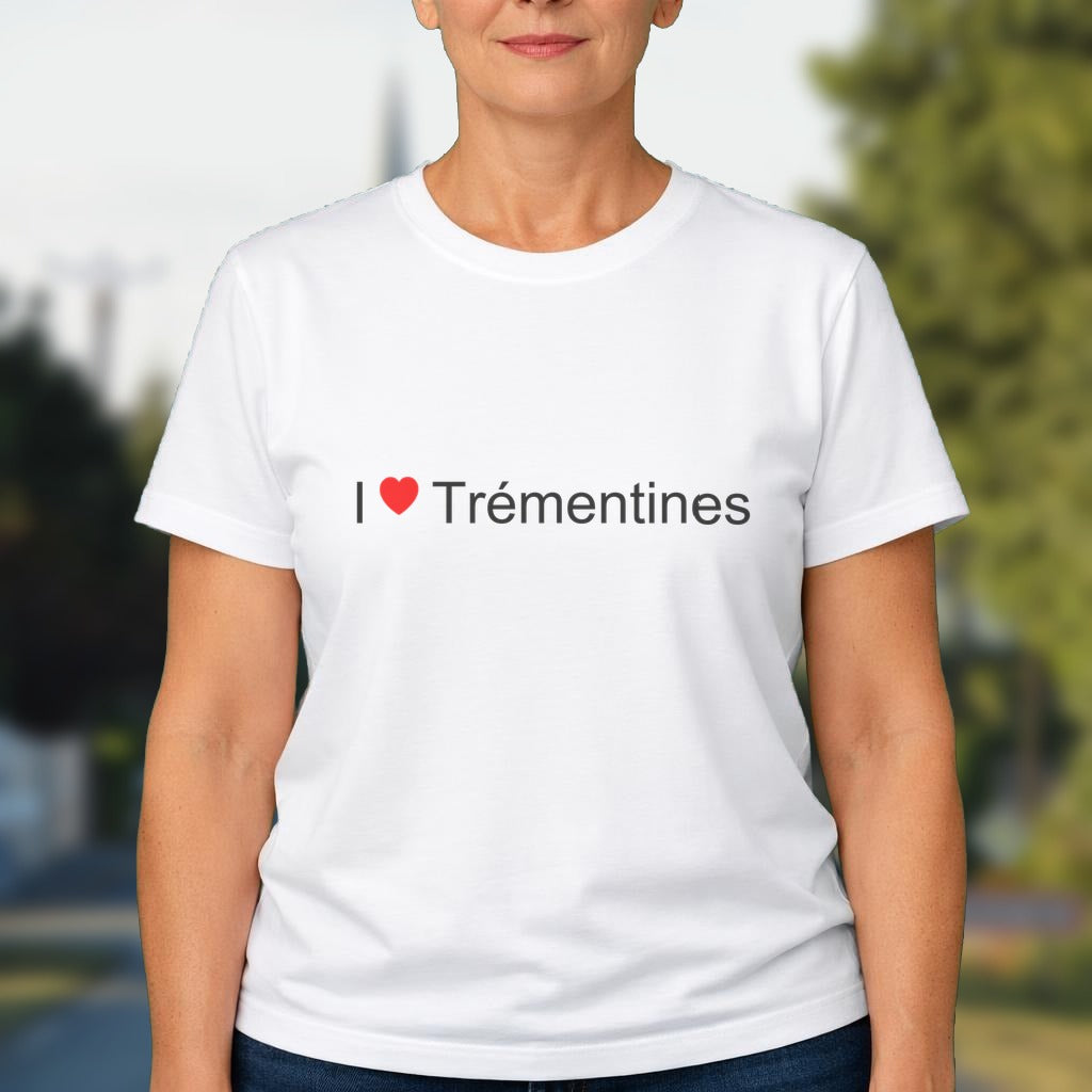 T-shirt I love trémentines