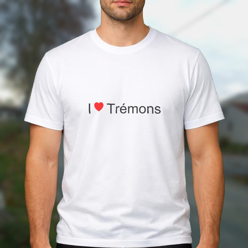 T-shirt I love trémons