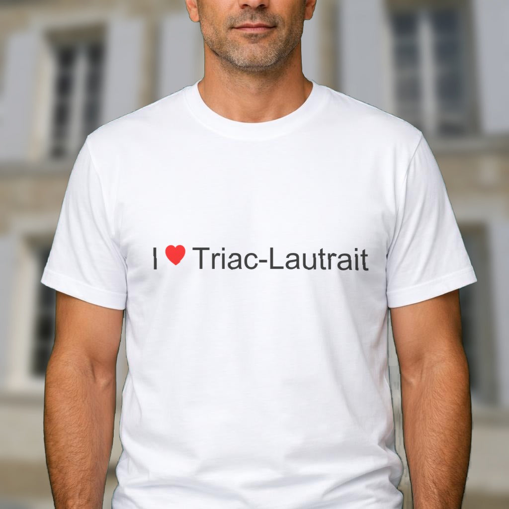 T-shirt I love triac-lautrait