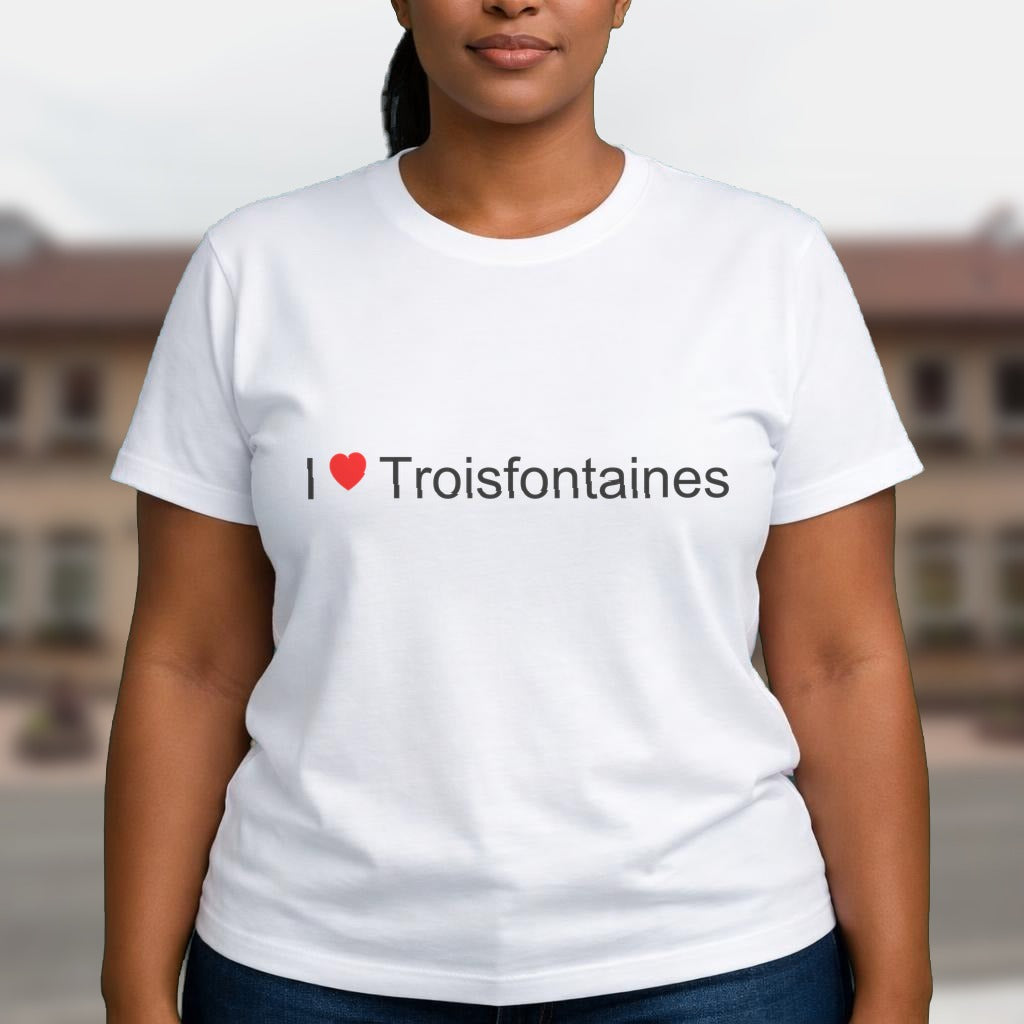 T-shirt I love troisfontaines