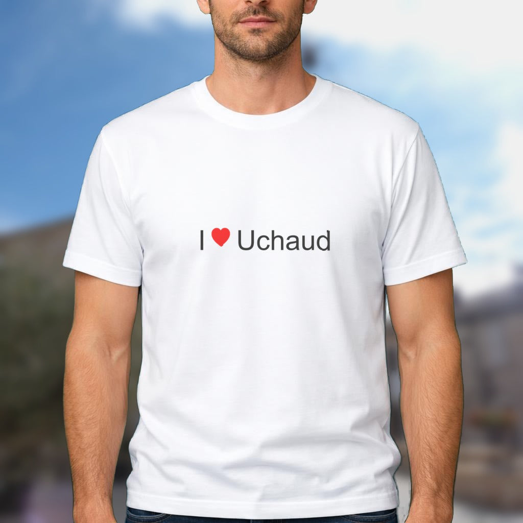 T-shirt I love uchaud